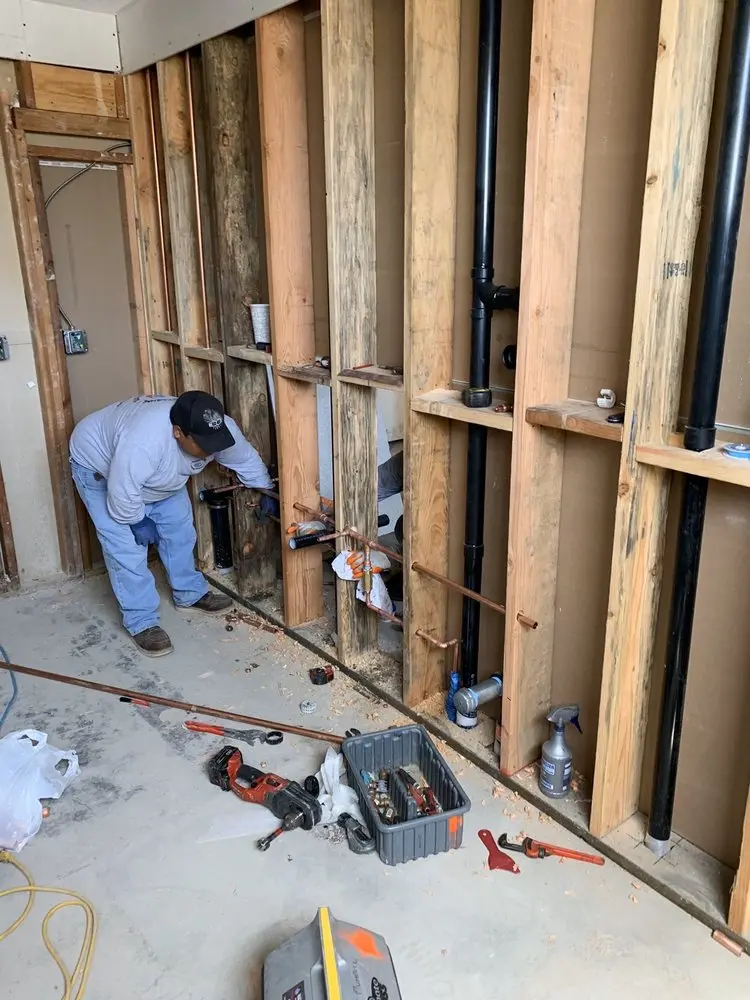 Commercial rough-in plumbing for Water Heater Replacement in Oak Terrace